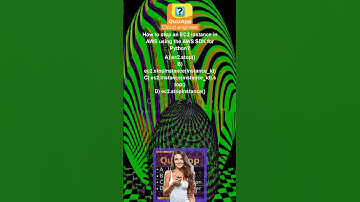 Cloud engineer How to stop an EC2 instance in AWS using the AWS SDK for Python