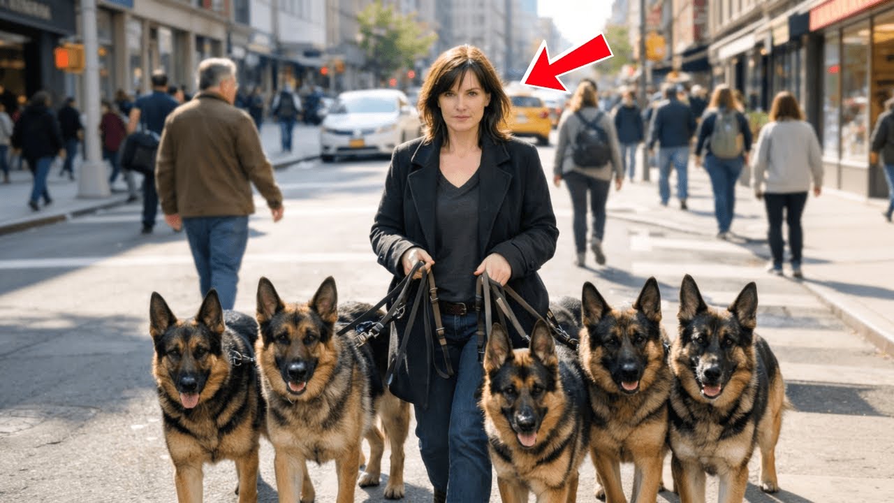 A Woman Walks His Police Dogs Every Morning, Until People Discover She Is Hiding Shocking Secret