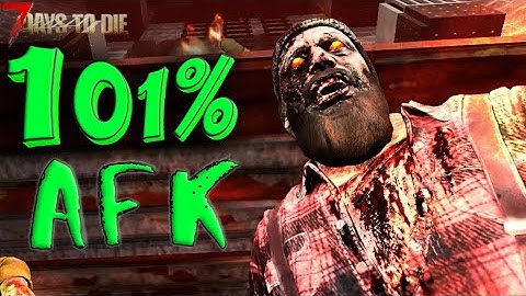 IMPOSSIBLE to climb to the top in this insanely easy and OP AFK Base! - 7 Days to Die A20