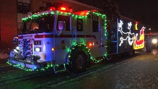 2017 Hauppauge,NY FD Engine Company 3 Santa Parade 12/9/17