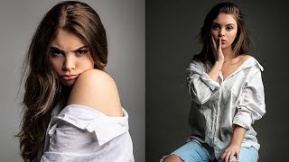 SIMPLE 1 LIGHT setup for BREATHTAKING studio portraits