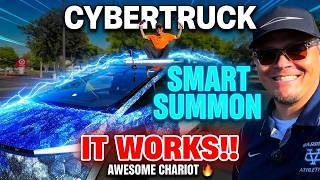 Cybertruck gets ACTUAL SMART SUMMON - The BEST Chariot