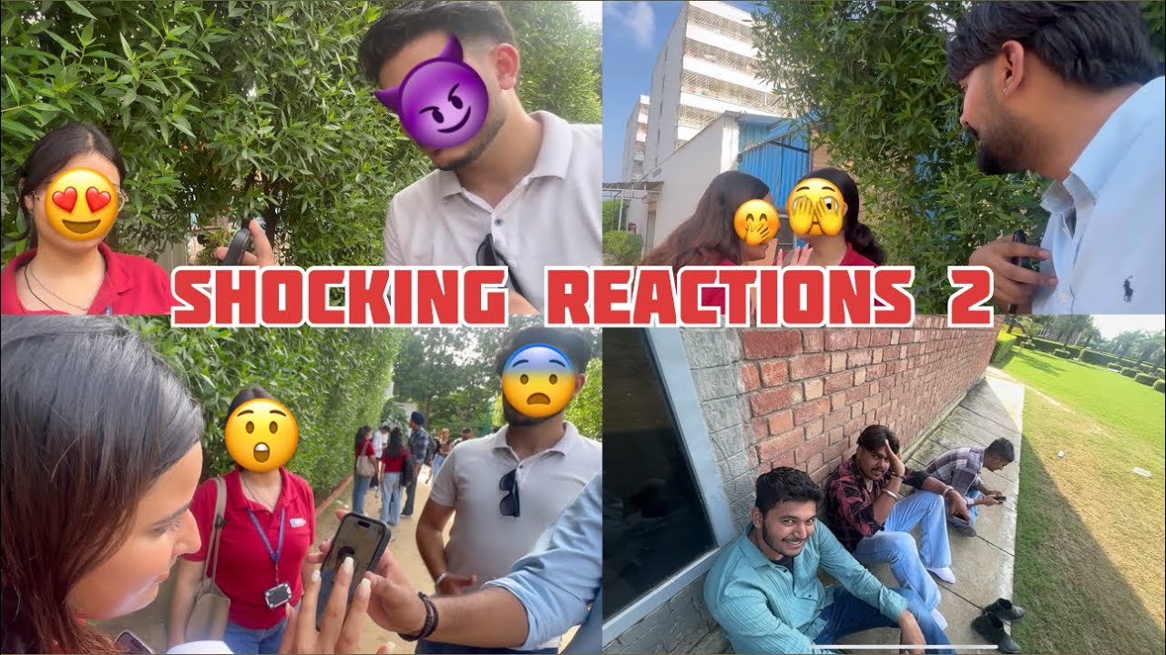 😱 Shocking reaction 2 😭😲 | From random students in university | #dailyvlog #chandigarhuniversity 