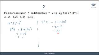 Celebrity 5 JAMB Mathematics Past Questions on Binary Operations Net Worth