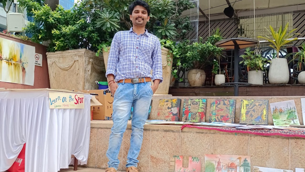 A blind Art Gallery UB City exhibition going on today