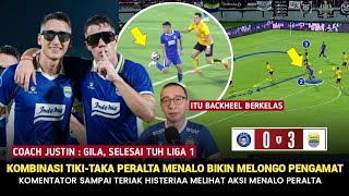🔵KOMBINASI PERALTA MENALO BIKIN COASH JUSTIN MELONGO‼️GILA TIKI-TAKANYA RAPIH BANGET, GAKUTO TOP🔥