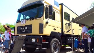 Man 4X4 Expedition Camper Truck - Interior, Exterior, Details - Camping Caravan Expo 2024