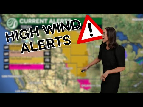 High Wind Warnings Expand as Fire Danger Grows across the Plains - YouTube