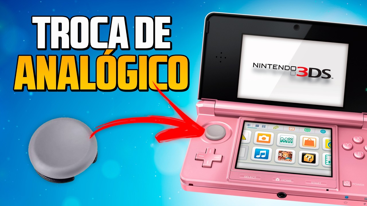 Troquei o analógico do meu 3DS e foi MUITO fácil!