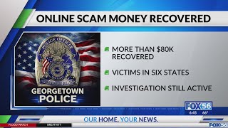 Georgetown police announce recovery of over $80K from scam victims across 6 states