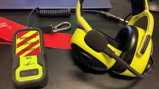 How to pair our wireless headset to our aircraft base unit? (and other LED reactions)