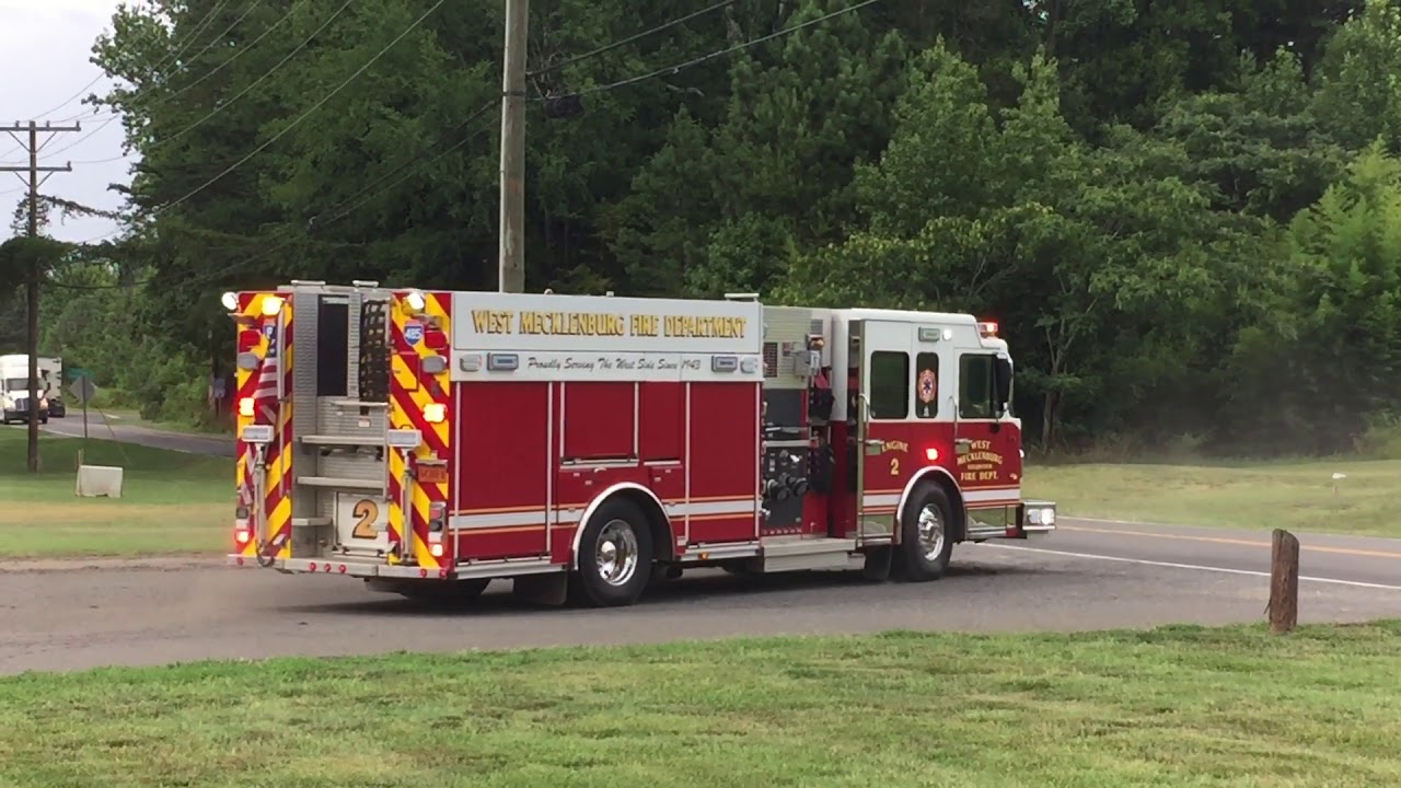 West Mecklenburg Volunteer Fire Department Heavy Rescue 1 and Engine 2 ...