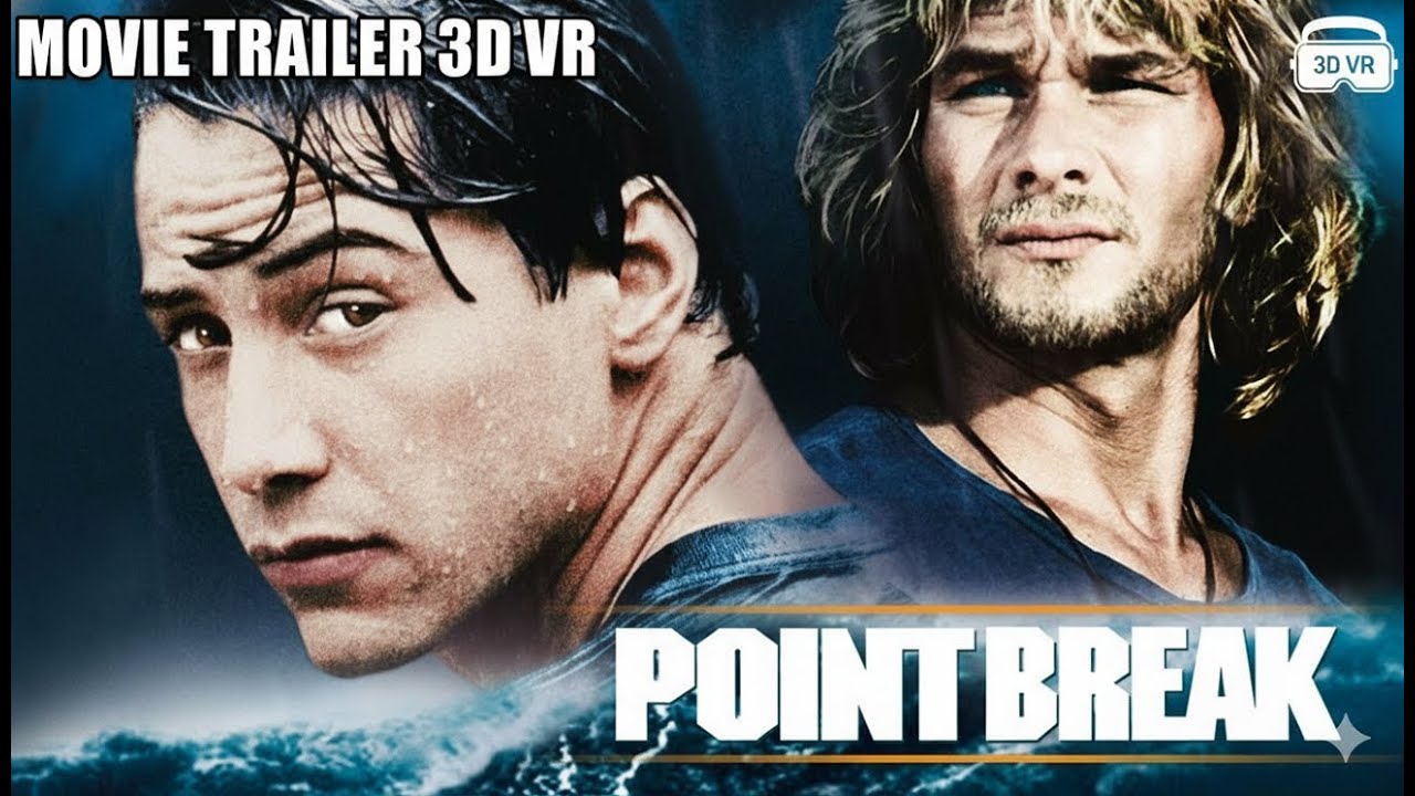 Point Break (1991) Teaser Trailer 3D SBS VR 4K