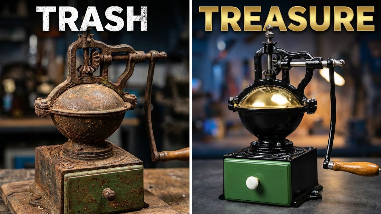 Restoring a Forgotten Coffee Grinder to Its Glory! - YouTube