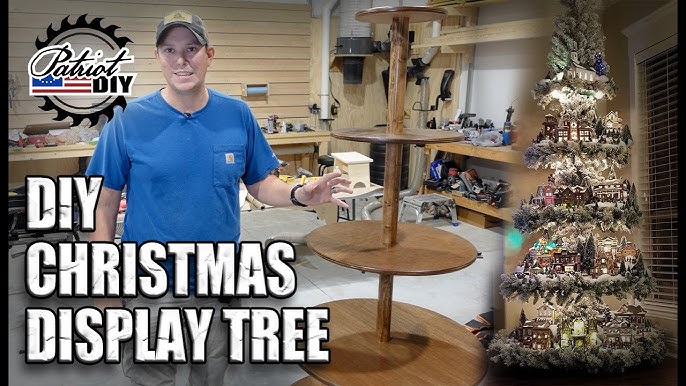 How to Build a Christmas Village Display Stand - DIY Tutorial 