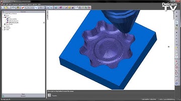 In To Out Spiral Machining - FeatureCAM 2013 R3