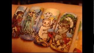 Magiczna wyspa nail art magical island wzorki na paznokcie