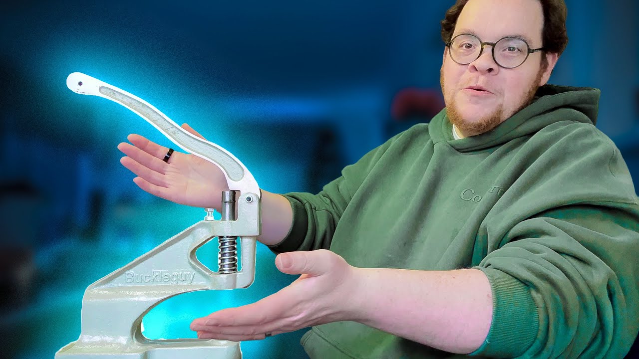 Leather Crafting Tools of the Trade | Hand Press Demo