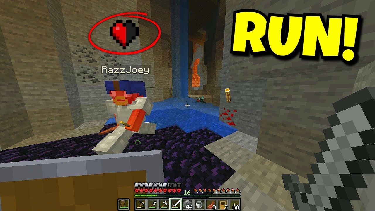 Dying In Minecraft almost dying in hardcore survival minecraft... (so close) - YouTube