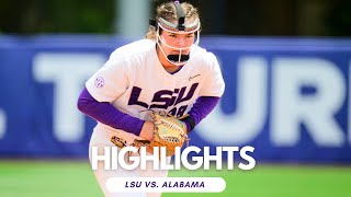 No. 9 LSU Softball Walks-Off No. 20 Alabama in SEC Tournament | Highlights