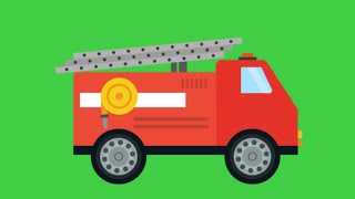 Fire Extinguishers Green Screen