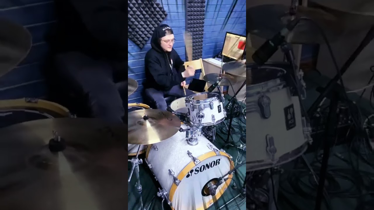 Anna Asti - По барам metal cover, Chang Cymbals AB Rock by Максим Макаров