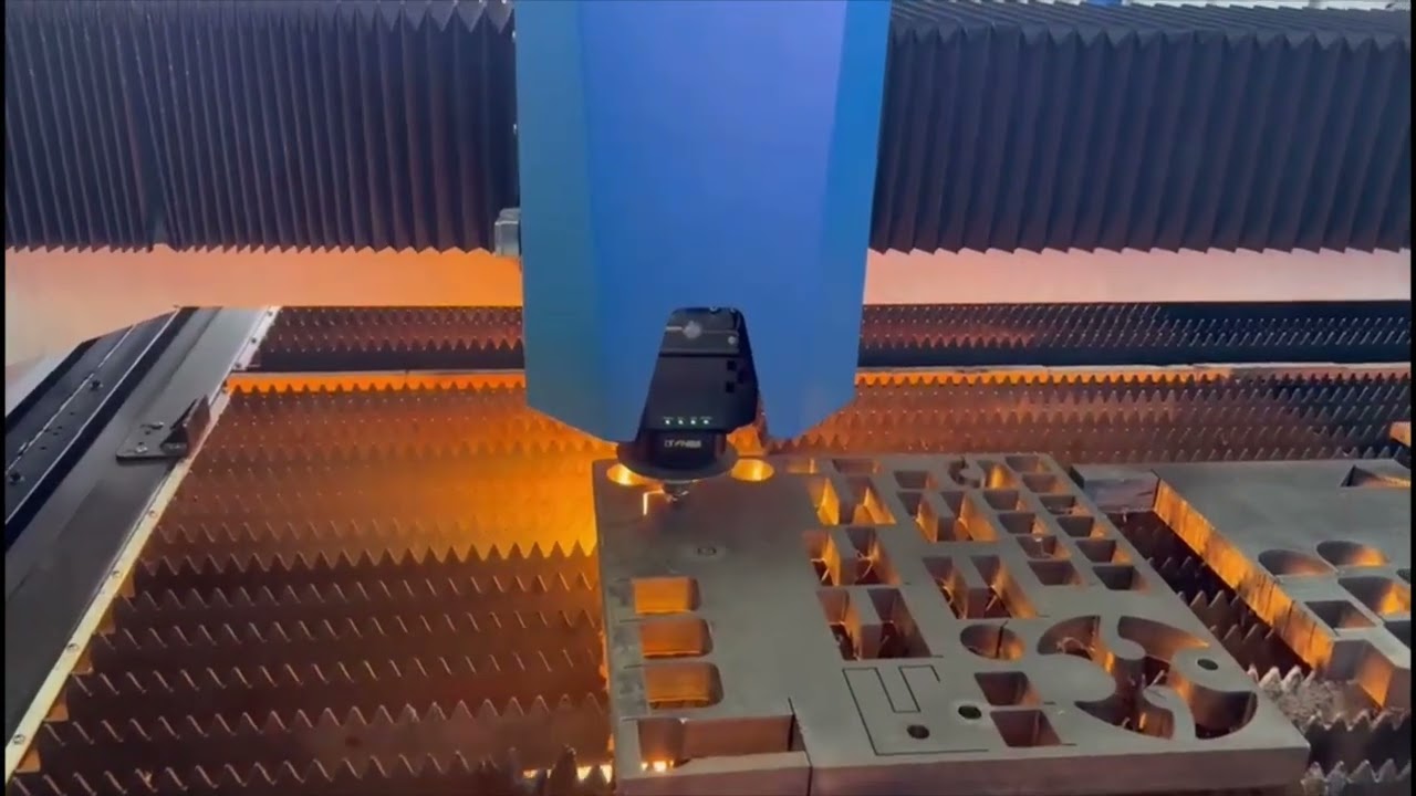 Thick Metal Plate 35mm LaserCut on 12KW RAYCUS LASER BOCI BLT641