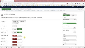 How to Create Module TZ Portfolio Plus Articles