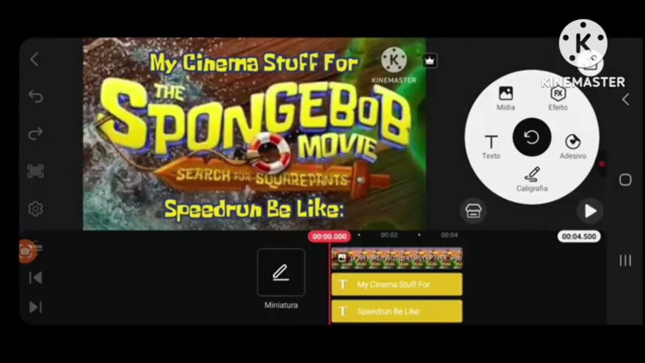 My Cinema Stuff For The Spongebob Movie Search For Squarepants (2025) Speedrun Be Like: