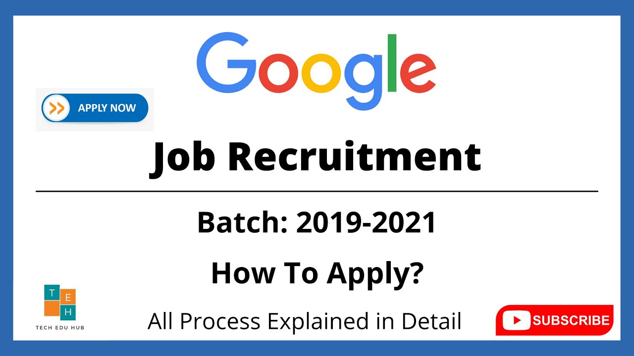 Google Off Campus Hiring 2019 | 2020 | 2021 - Google off campus Placement | Software Engineer