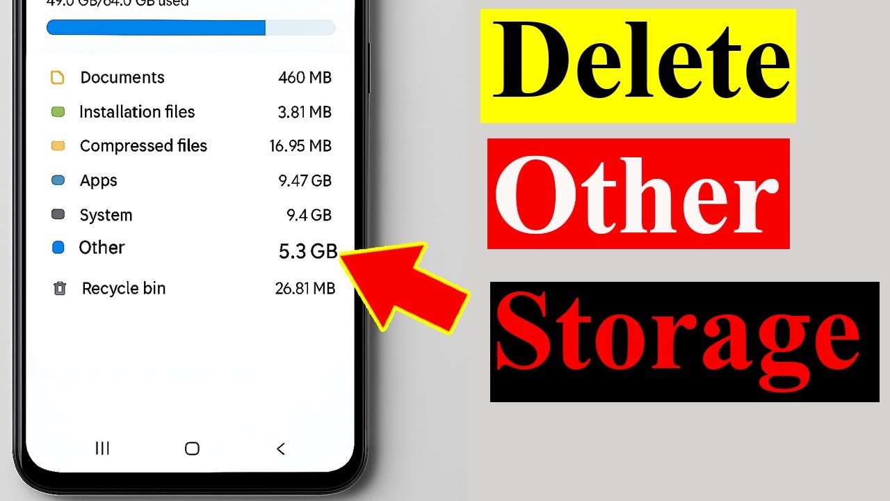 How to Delete Other Storage on Android / How to free up space on ...