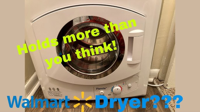 Panda Compact Clothes Dryer Review - Apartment Dryer Demo 110V PAN40SF 
