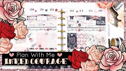 Plan With Me  ❤ INKED COURAGE ❤ JUNE week 4