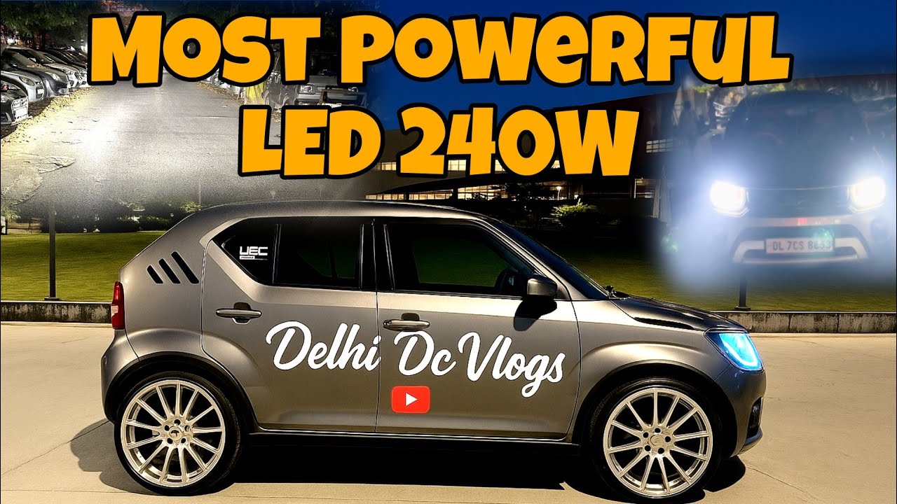 Finally Powerful Led install 🥵 | Ignis Headlight Modification 😍 | 240W LED 🔥 Cheapest & Powerful 😈