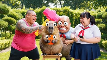 Hùng trọc đổ tội cho Capybara cắt dây mạng nhà anh 2#capybara