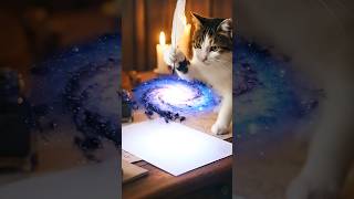 He's not just a cat. He's a cartographer of the cosmos. (他不只是一隻貓。他是一位宇宙的地圖繪製師。)