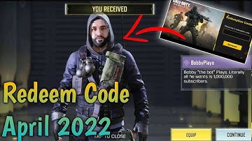 Cod Mobile Redeem Code 2022 | New Redeem Code Codm | April 2022 Redeem Code Codm | Codm Codes 2022
