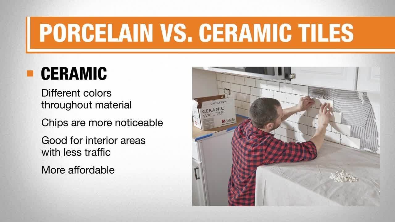 Which is better for kitchen flooring, Porcelain Tile or Ceramic