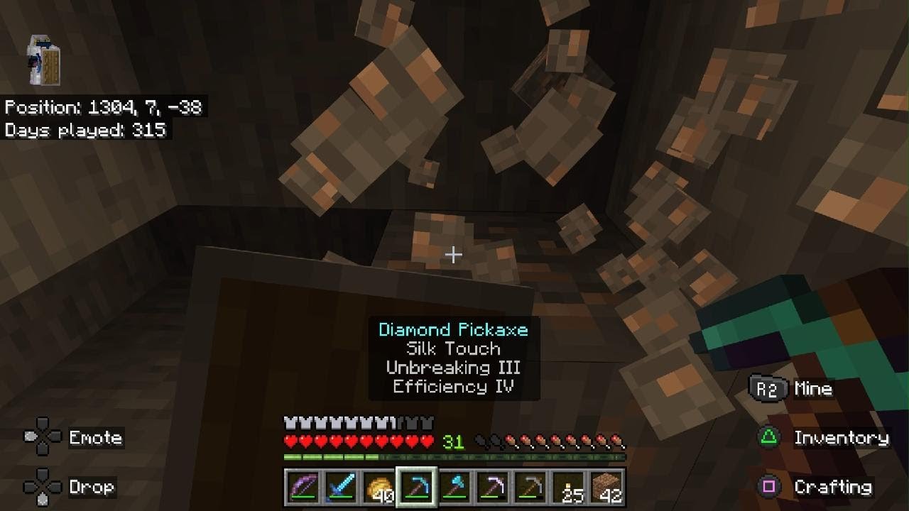 Minecraft finding a lush cave ! - YouTube