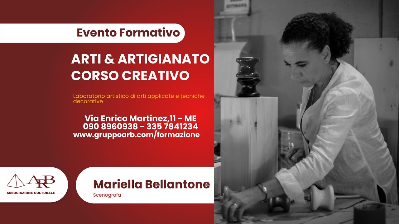 LABORATORIO ARTISTICO DI ARTI APPLICATE E TECNICHE DECORATIVE A CURA DI MARIELLA BELLANTONE