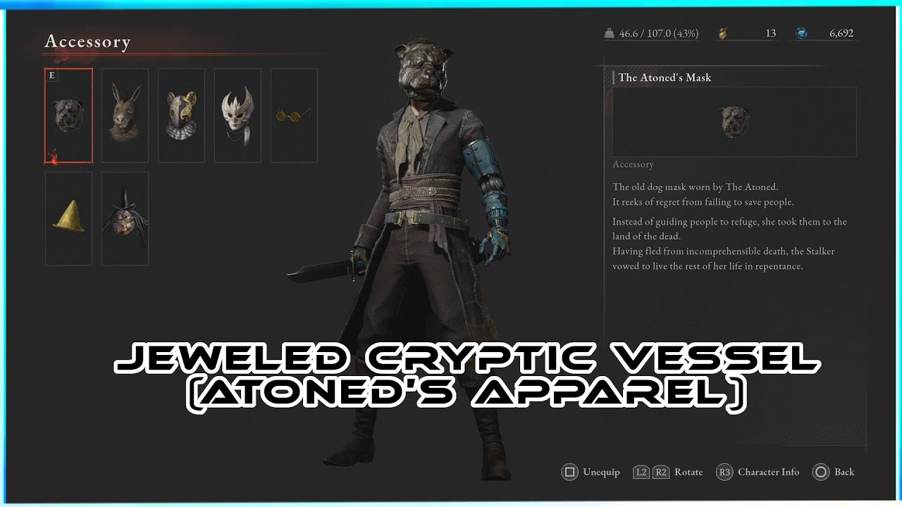 Lies Of P - Jeweled Cryptic Vessel (Atoned's Apparel)