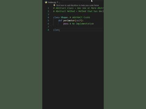 Abstraction in Python! - YouTube