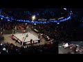 (WWE)Shane McMahon elbow drops Braun Strowman through table Survivor Series 16 (Balcony level view!)