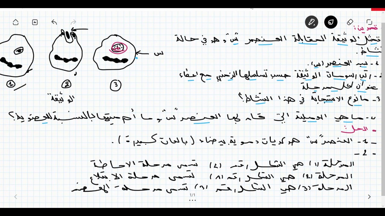 حل تمرين خاص بالمناعة (البلعمة) علوم الطبيعة و الحياة
