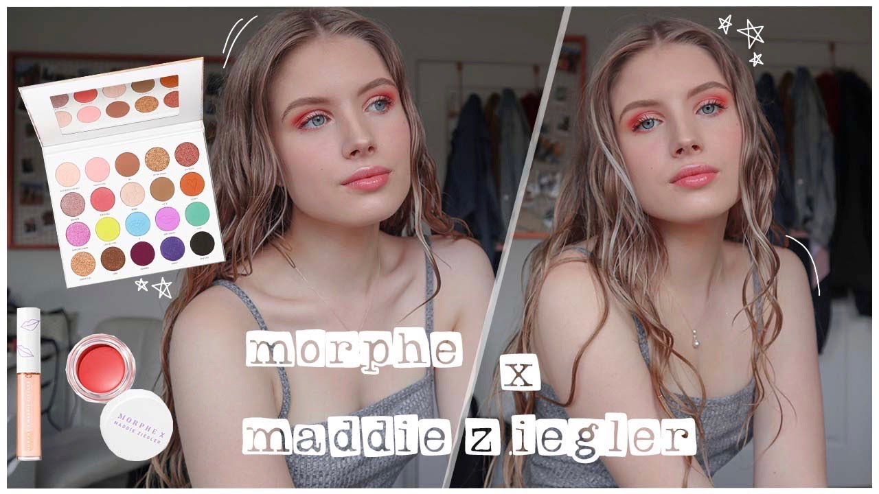 MORPHE X MADDIE ZIEGLER THE IMAGINATION COLLECTION REVIEW AND MAKEUP