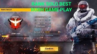 Rush gameplay in ranked mode with 10kills,guaranteed booyah!!