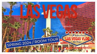 Rio Hotel &amp; Casino Las Vegas (Ipanema Tower Renovated 2 Queen, Room 1881) Room Tour 1st April 2024