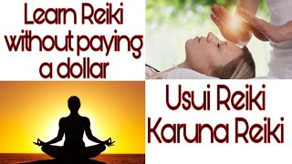 Usui Reiki -Karuna Reiki -Free Professional course - The Introduction كورس ريكي / اوسوي- كارونا ريكي