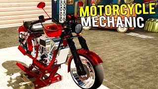 OWNING OUR OWN MOTORCYCLE MECHANIC AND BUILDING SHOP! - Motorbike Garage Mechanic Simulator screenshot 5