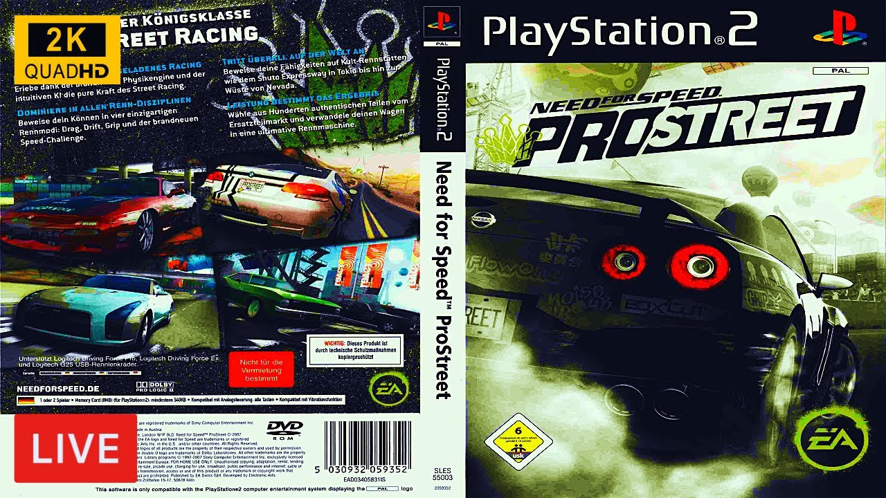 PS2] Need For Speed Pro Street